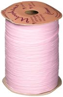 Berwick Offray Matte Pink Raffia Ribbon, 1/4'' Wide, 100 Yards