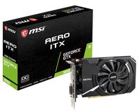 MSI Gaming GeForce GTX 1650 128-Bit HDMI/DP 4GB GDRR5 HDCP Support DirectX 12 Single Fan VR Ready OC Graphics Card (GTX 1650 Aero ITX 4G OC)