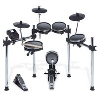 Alesis Surge Mesh Kit | Eight-Piece Electronic Drum Kit with Mesh Heads, Chrome Rack and Surge Drum Module including 40 Kits, 385 sounds 60 Play Aong Tracks and USB/MIDI Connectivity
