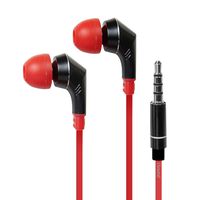 iSound EM-100 Stereo Earbuds with Microphone (red/black)