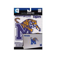 me & my BIG ideas laptopSTICKS Removable Laptop Stickers, Memphis Tigers