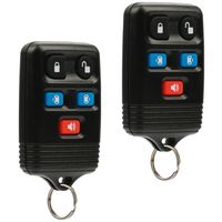 Key Fob Keyless Entry Remote Shell Case & Pad fits Ford Winstar Freestar Expedition, Set of 2