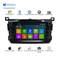 GPS DVD Bluetooth Player In Dash OE Fitment Navigation Radio USB SD Unit for 2013-2016 Toyota RAV4
