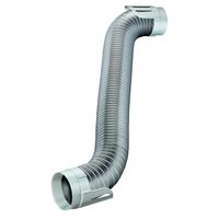 Deflecto Easy Connecting Dryer Vent Hook Up Kit, Flexible Semi-Rigid Aluminum Duct, (HUPK8WA/4), 1