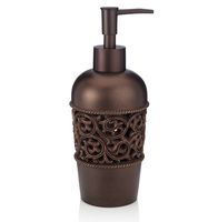 Essentra Home Bronze Liquid Soap Dispenser for Bathroom, Bedroom or Kitchen. Also Great for Hand Lotion and Essential Oils.