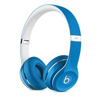 Beats Solo2 WIRED On-Ear Headphones Luxe Edition NOT WIRELESS - Blue (Renewed)