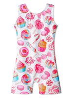 Unitards for Girls Gymnastics leotard biketard bodysuit outfits 7/8 size 7-8 years old