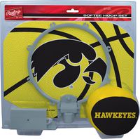 NCAA Iowa Hawkeyes Kids Slam Dunk Hoop Set, Black, Small