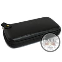 [Vape and Wires] Carbon Fiber Pattern Design Hard Carrying Case for Kanthal Wire, E-Liquid, Vapes, Vape Mods [CASE ONLY]