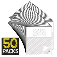 Golden State Art, Mat Hanger Plastic Adhesive HangTabs (50 Count)