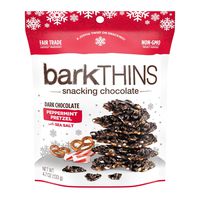 barkTHINS Snacking Chocolate, Holiday Gifting, Peppermint Pretzel with Sea Salt, 4.7 Ounce