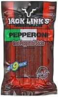 Jack Links Pepperoni Beef Snack Sticks Big, 7.2 Ounce