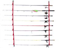 Campingandkayaking Overhead or Wall Rod Storage System. Two Sizes to Choose from. 4ft Has 6 Rod Positions, 6 Ft Has 9 Rod Positions. (6 ft - 9 Rod)