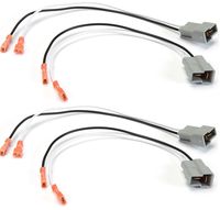 (2) Pair of Metra 72-9300 Speaker Wire Adapters for Select Mazda/Nissan Vehicles - 4 Total Adapters