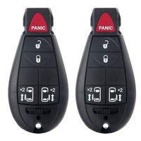SCITOO Keyless Entry Remote Fob 2X 5 Buttons Replacement fit for 2008 Dodge Magnum Challenger SRT8/ 08-2010 Dodge Journey Charger/ 09-2012 Dodge Challenger M3N5WY783X IYZ-C01C