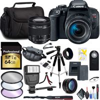 Canon EOS Rebel T7i DSLR Camera 18-55mm Lens Combo Kit