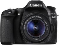 Canon Digital SLR Camera Body [EOS 80D] with EF-S 18-55mm f/3.5-5.6 Image Stabilization STM Lens with 24.2 Megapixel (APS-C) CMOS Sensor and Dual Pixel CMOS AF  - Black