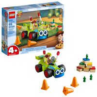 LEGO | Disney Pixar's Toy Story 4 Woody & RC 10766 Building Kit (69 Pieces)