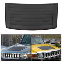 Hood Air Grille Fit for 2006-2010 Hummer H3 20880500 Louver Hood Air Vent Grille Panel