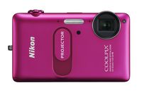 Nikon COOLPIX S1200pj 14.1 MP Digital Camera with Built-In 20 Lumens iPhone/iPad/iPod Compatible Projector