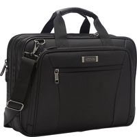Kenneth Cole Reaction 16" Double Gusset Top Zip Ez-scan Laptop Bag Black One Size
