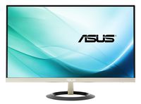 ASUS Frameless Gold 21.5" 5ms (GTG) HDMI Widescreen LCD/LED Monitor IPS 80,000,000:1 , Ultra-Slim Design, Built-in Speakers, with HDMI and D-sub Model VZ229H (Renewed)