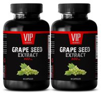 antioxidant Supplement for Men - Grape Seed Extract 100 MG - grapeseed Capsules - 2 Bottles 60 Capsules