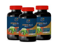 Easy Digestion - Stress B and C Natural Complex - Anxiety Relief - Lifts Mood - Blood Pressure Pills Help Lower - 3 Bottle (270 Tablets)