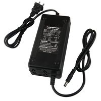 Tangspower 48V Charger Output 54.6V 1.5A / 3A for 13 Series Battery 48V Lithium Batteries (Output Current 3A DC 5.5 x 2.1 x 11mm)