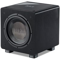 REL Acoustics HT/1003 Subwoofer, HT-Air Wireless Compatible, Line Grained Black Composite