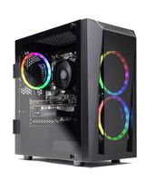 SkyTech Blaze II Gaming Computer PC Desktop - Ryzen 5 2600 6-Core 3.4 GHz, NVIDIA GeForce GTX 1660 6G, 500G SSD, 8GB DDR4, RGB, AC WiFi, Windows 10 Home 64-bit