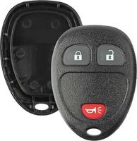 Discount Keyless Replacement 3 Button Case and Button Pad 15777636