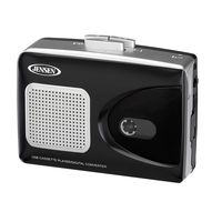 Jensen SCR-90 Stereo USB Cassette Player with Encoding to Computer