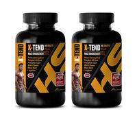 Male Testosterone Booster Natural - X-TEND - Male Enhancement Pills - tribulus terrestris Maximum Strength - 2 Bottles 120 Tablets