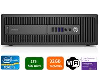 HP Business Desktop ProDesk 600 G2 Desktop Computer - Intel Core i5 (6th Gen) i5-6500 3.20 GHz - 32GB DDR4 SDRAM - 1000GB(1TB) SSD (Renewed)