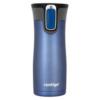 Contigo AUTOSEAL West Loop Vaccuum-Insulated Stainless Steel Travel Mug, 16  oz, Monaco Trans Matte