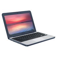 ASUS Chromebook C202SA-YS04 11.6" Ruggedized and Water Resistant Design with 180 Degree Hinge (Intel Celeron 4GB RAM, 32GB eMMC, Dark Blue)