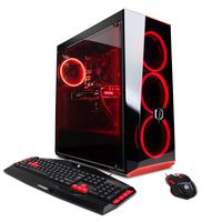 CYBERPOWERPC Gamer Xtreme VR GXiVR8140A Gaming PC (Intel i7-8700K 3.7GHz, 16GB DDR4, NVIDIA GeForce GTX 1080 8GB, 240GB SSD+2TB HDD & Win10 Home) Black