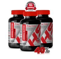 Moringa oleifera Leaf Powder- Moringa OLEIFERA Leaf Powder 1200 MG 4:1 Extract - Improve Skin Health (3 Bottles)