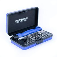 MusicNomad Premium 26 PC. Guitar Tech Screwdriver & Wrench Set MN229