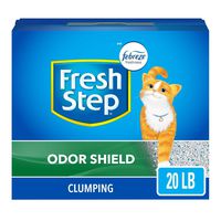Fresh Step Odor Shield Scented Litter with the Power of Febreze, Clumping Cat Litter, 20 Pounds