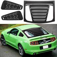 Rear and Side Window louvers Windshield Sun Shade Cove for 2005-2014 Ford Mustang GT Lambo Style