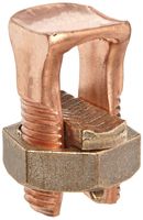 Morris Products 90326 Split Bolt Connector, Used With Copper Conductors, 3/0 AWG, 3/0 - 3/0 Max Run To Max Tap, 2/0 - 8 Min Run To Min Tap, 3/0 - 8 Max Run To Min Tap, 1 - 1 Min Equal Tap and Run, 500inlb Toque