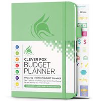 Clever Fox Budget Planner - Expense Tracker Notebook. Monthly Budgeting Journal, Finance Planner & Accounts Book to Take Control of Your Money. Undated - Start Anytime. A5 Size Mint Green Hardcover