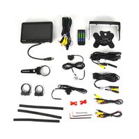 Brandmotion SUTV-1020 SummitView UTV/Rockcrawler IR Front and Rear Cameras with 7" DVR Multi-View Display