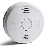 Kidde Smoke and Carbon Monoxide Detector Alarm with Voice Warning | Hardwired w/10 Year Lithium Battery Backup | Interconnectable | Model # i12010SCO,White