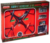 Swift Stream Indoor/Outdoor Z-10 Camera Drone, Black