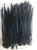 100 Cable Ties, Pack of 100 nylon black 4.75 inches