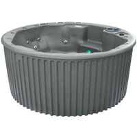 Essential Hot Tubs 20-Jet Arbor Hot Tub, Seats 6-7, Gray Granite