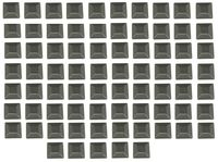 JSP Manufacturing Plastic New Fence Post Black Caps 4X4 (3 5/8") Pressure Treated Wood Made in USA MULITPACK Wholesale Bulk (75)